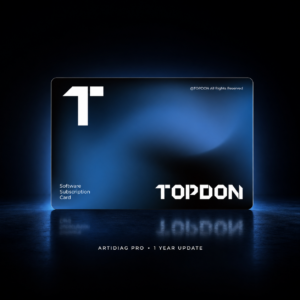 TOPDON ArtiDiag PRO Jahresupdate auf einheitlichem dunklem OBDWelt-Hintergrund
