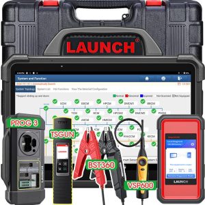 Launch X431 PAD VII Elite – High-End Diagnostic Scanner + Prog 3 + TSGUN + BST360 + VSP600 | OBDwelt.de